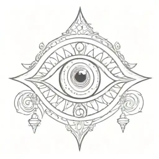 An Evil Eye Necklace