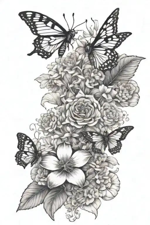 Mushrooms Bees Butterflies Japanese Flowers Dragons Feminine Gemini