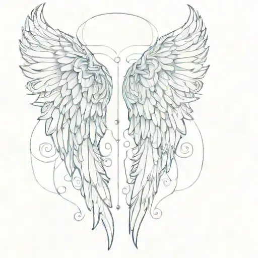 Sternum Angel Wings