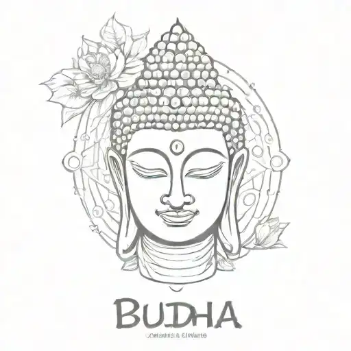Buddha Inner Peace With Letter Sheta