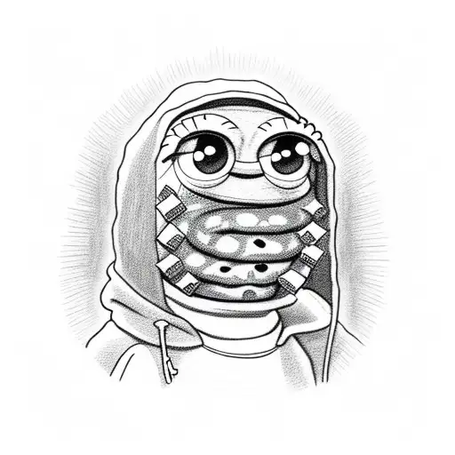 Bart Simson In A Hoodie With Money In Hand