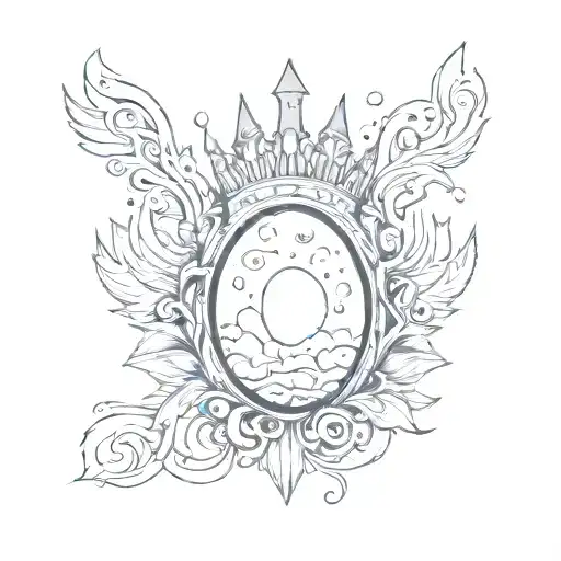 A Cosmic Egg With A Crown On Top