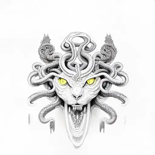 Medusa Yellow Eyes