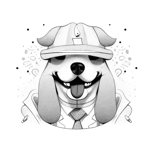 Hot Dog Suit Cartoon