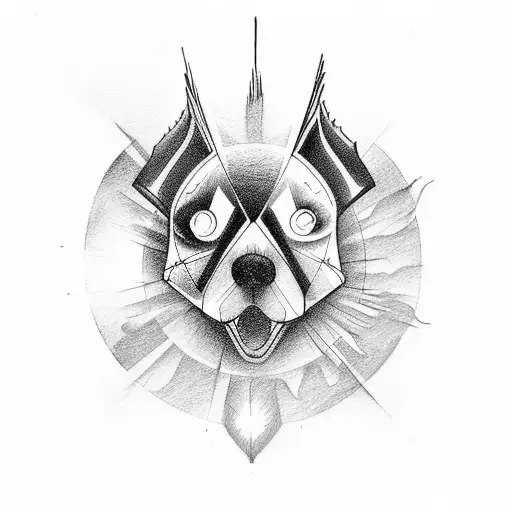 Generate A Tattoo Using Beach Sun Dog Bike Hills