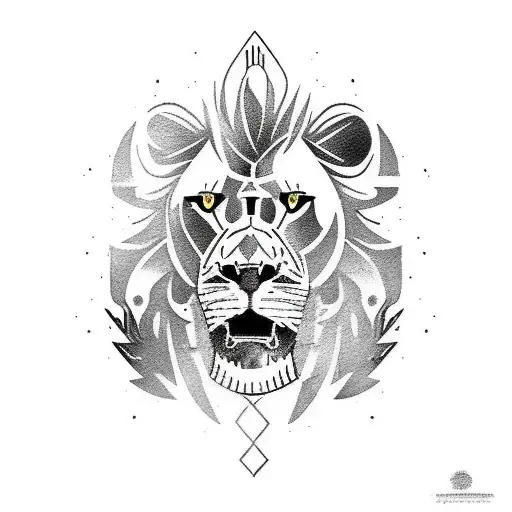 A Kickboxing Butcher With A Lion Tattooed On Their Arm