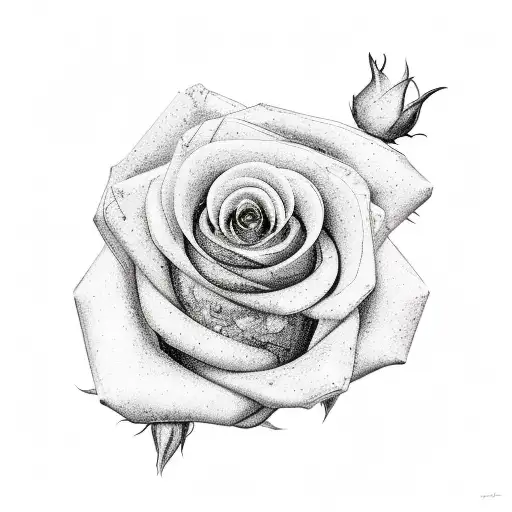 Jigsaw Puzzle Of A Rose