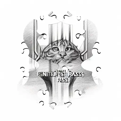 A Puzzle Piece With The Quote 'What Is Meant For You Will Not Pass You By'