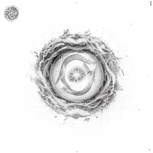 Circle Exploding From Within