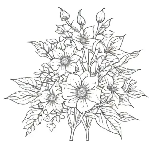 October November December Birth Flower Stems