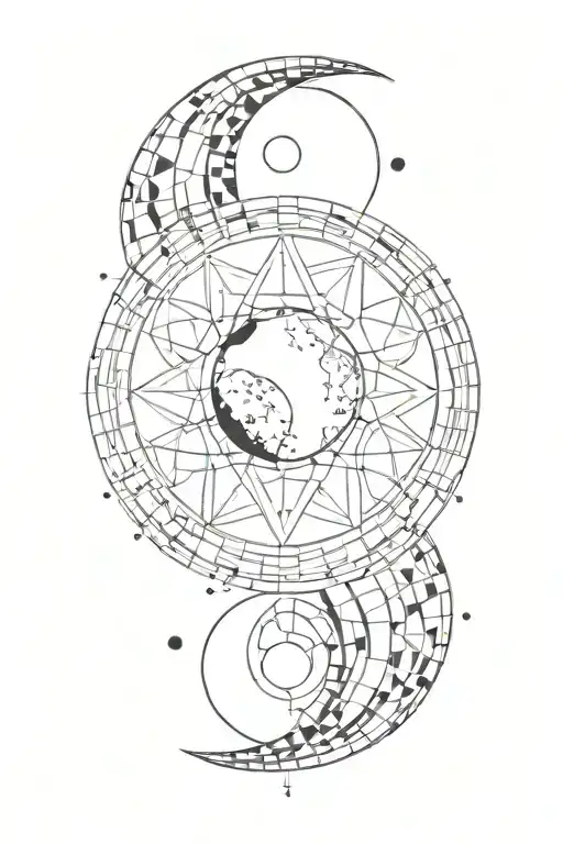 Geometrical Moon Phase