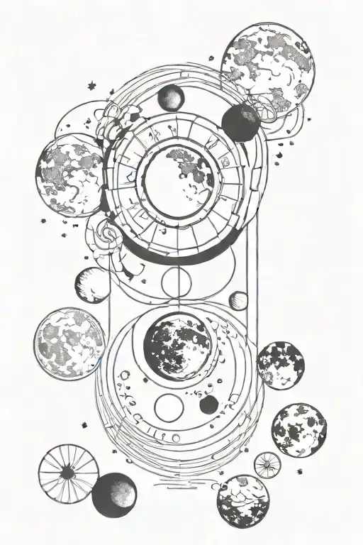 Moon Phase Vertical With Its Just A Phase
