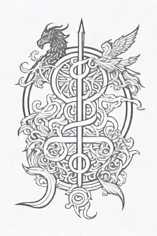 The Furies With A Semi Colon Symbol