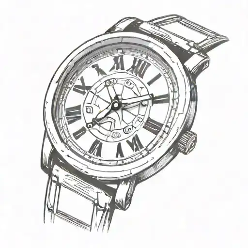 Simple Watchface With Roman Numerals