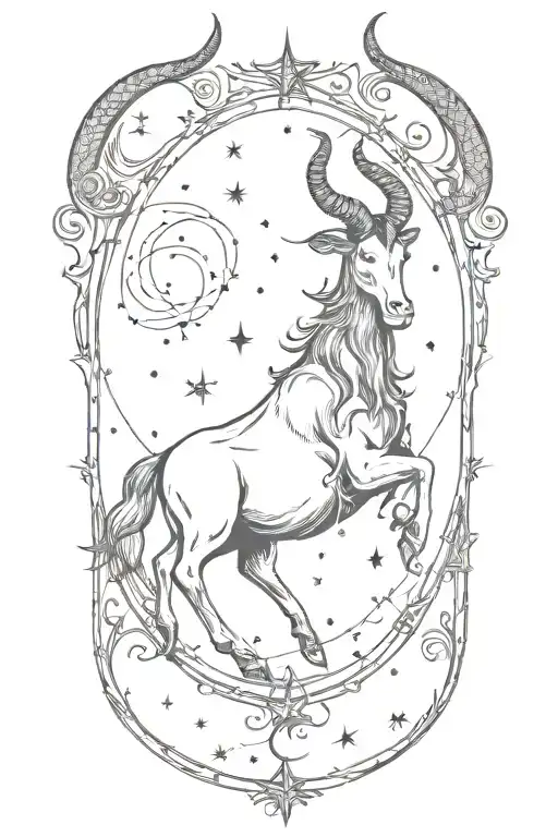 Capricorn Symbol And Constellation