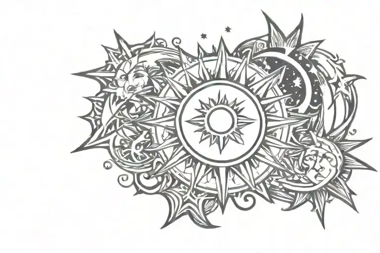 Stars And The Sun In A Band