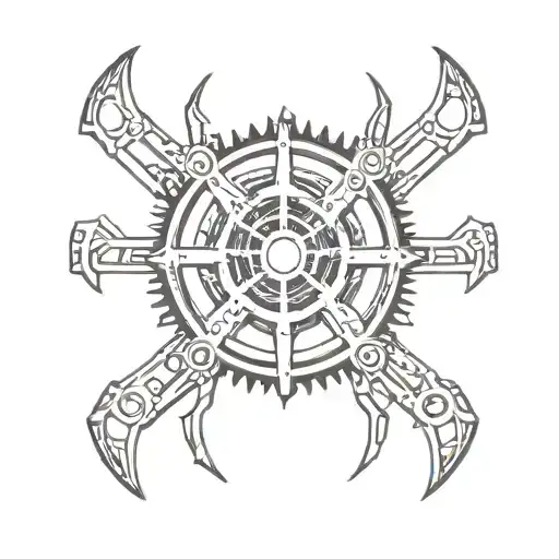 Steampunk Spider With Gears Incorporated