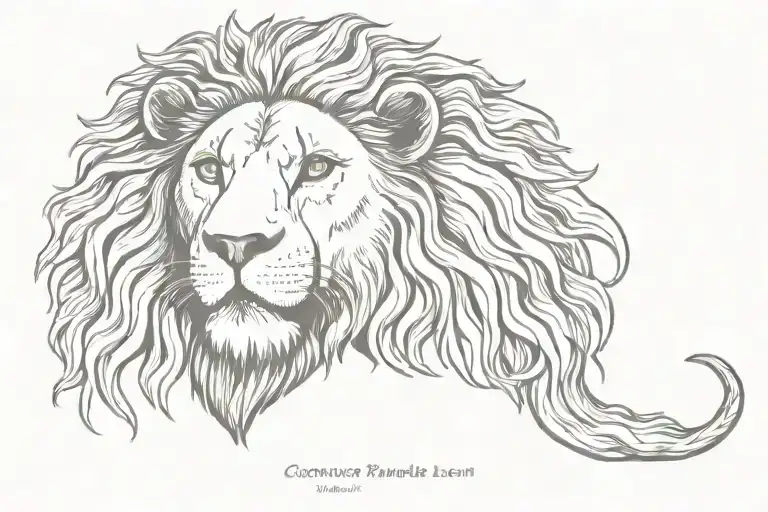 Cornish Psalm Lion Head