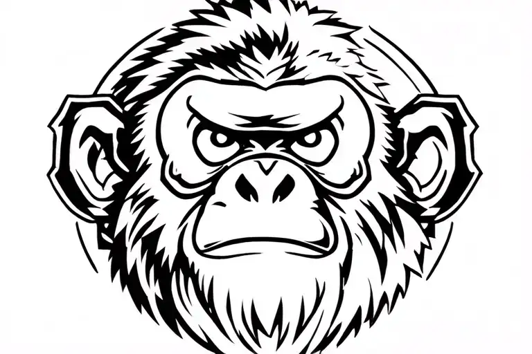 Japanese Inspired Metal Monkey