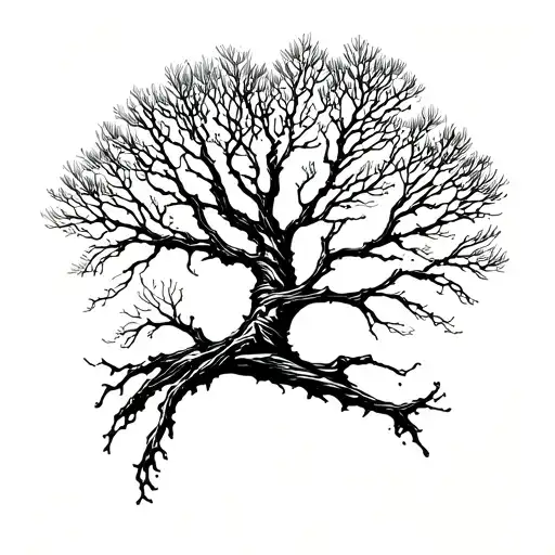 A Twig Of A Tree On The Hand Male Wraps The Forearm