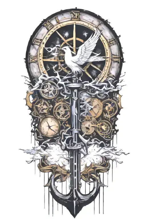 Peace And Lightining Storm And Time And War