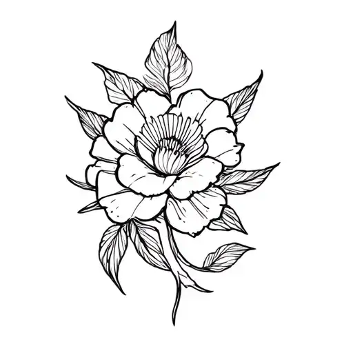 Carlo Und Ruby Fine Line Tattoo Design