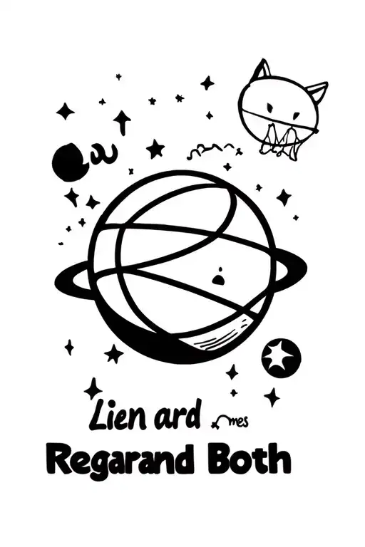 Little Prince Basketball Ball Planet And Renard Regardans Liin Mes Direction Both