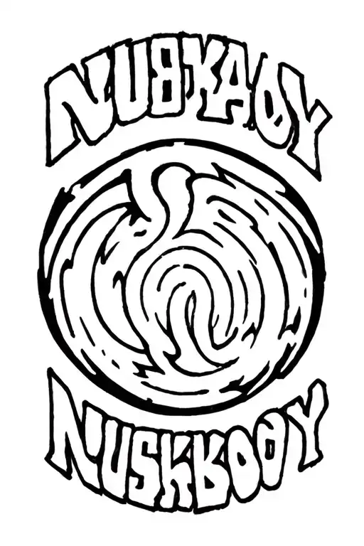 Text Saying Nushkaboy