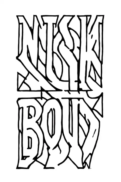 Text Saying Nushkaboy