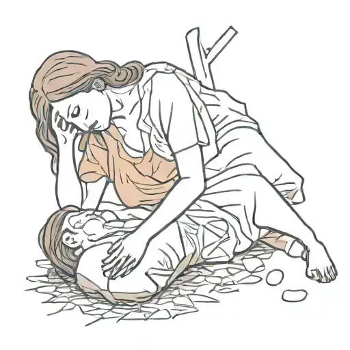 Woman Dying Of A Broken Heart