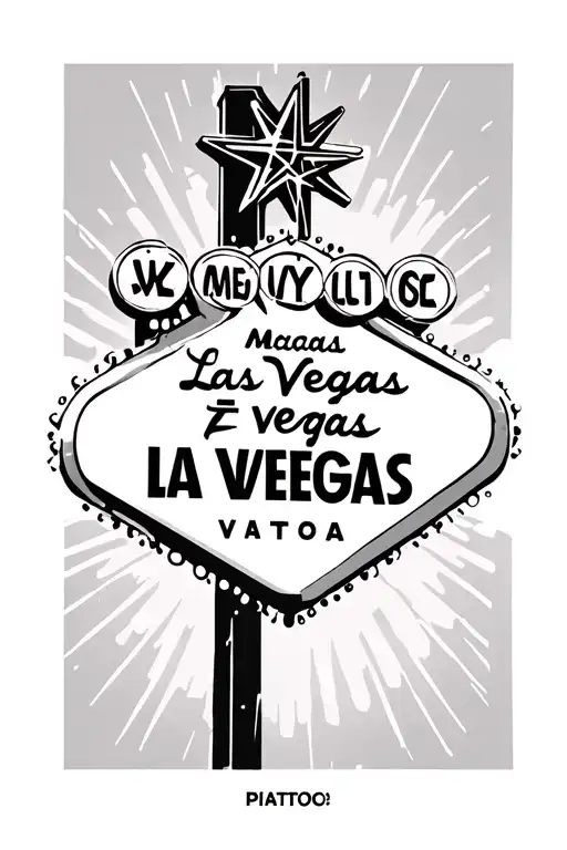 Las Vegas Themed Sleeve