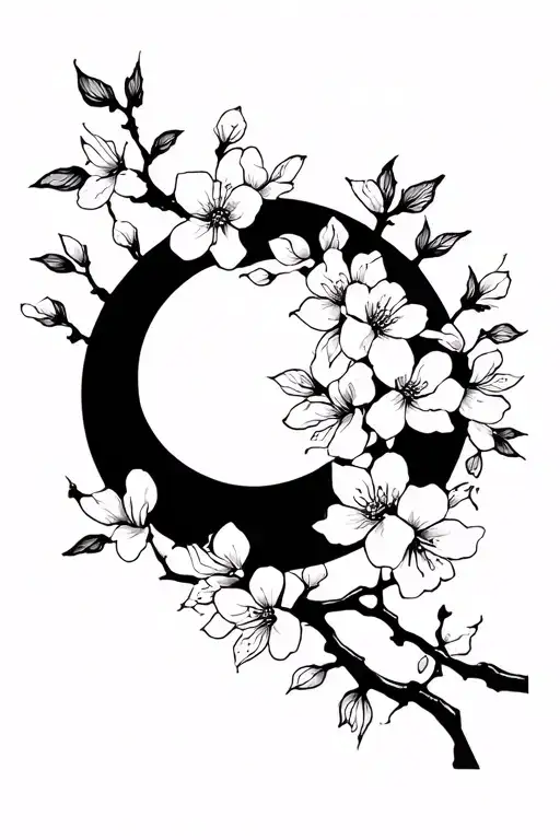Sun Moon Cherry Blossoms