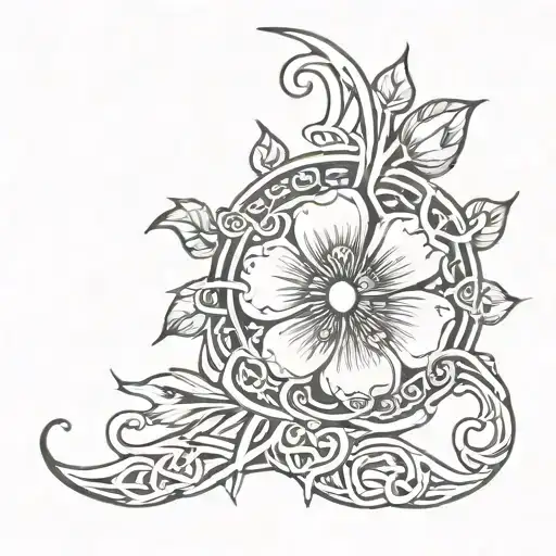 Celtic Tattoo With Poppy's