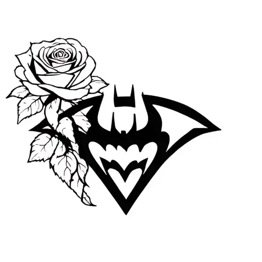 Rose Semicolon Batman Logo Incorporated