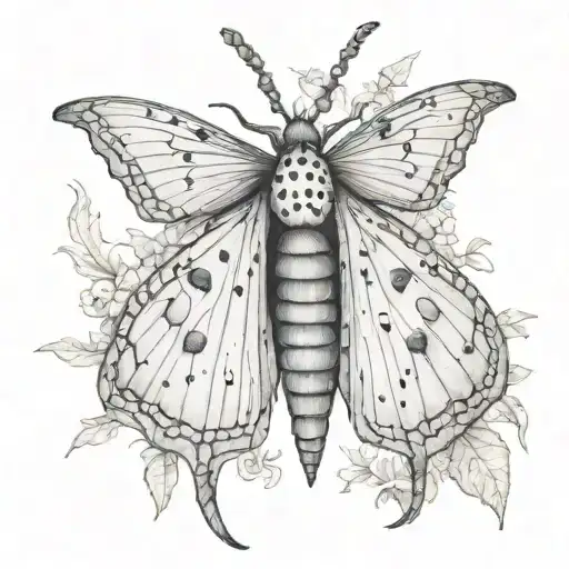 Gothic Moth Emerging