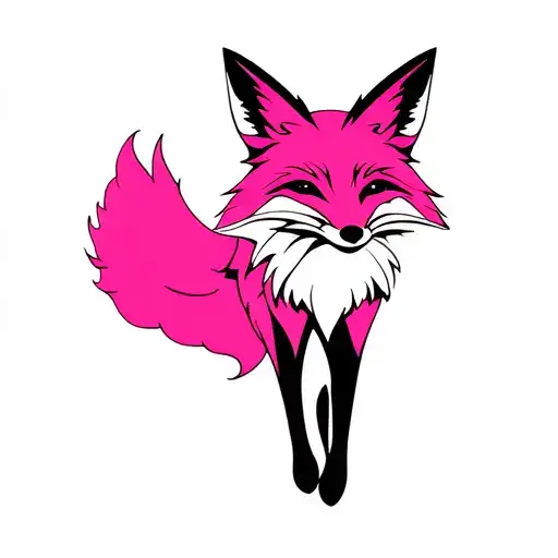 Full Length Pink Fox