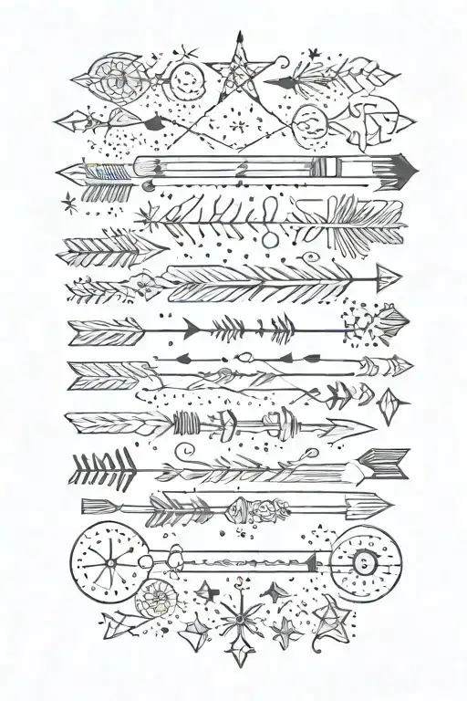 Boho Arrows Stars Suns