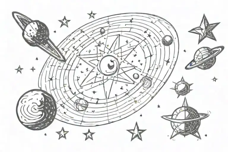 Space And Star Sign