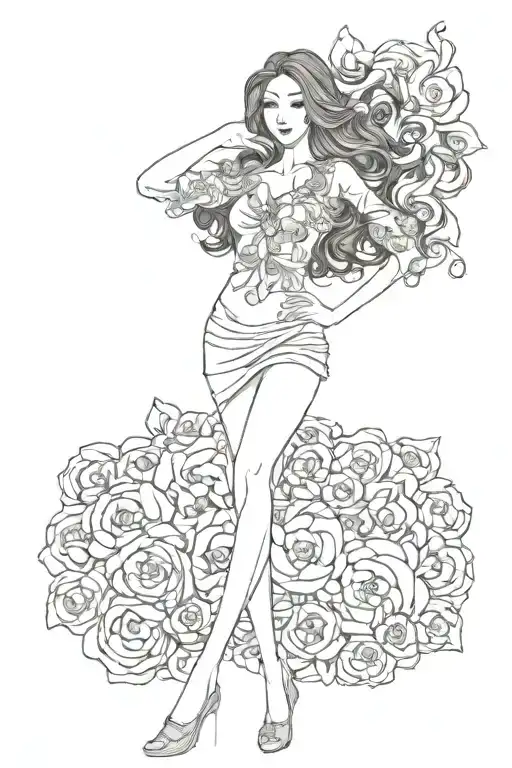 Beautiful Women Full Body Coming