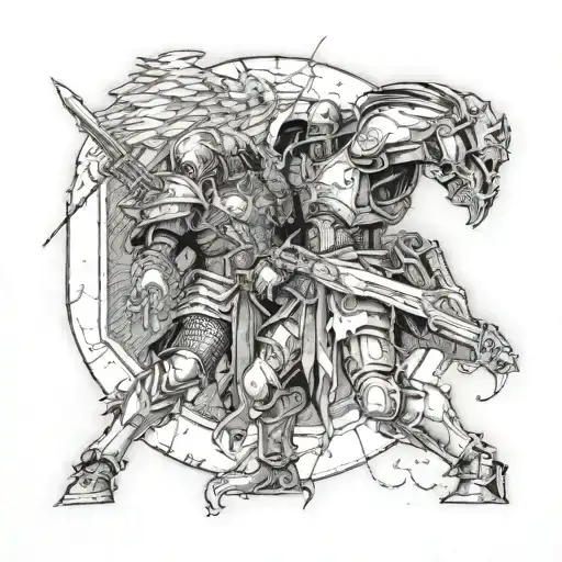 Battle Against Flesh And Blood Angel And Demon