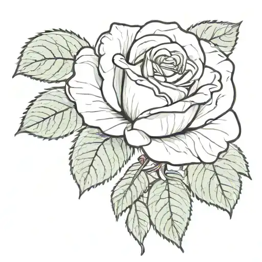 Rose With Small Leaves