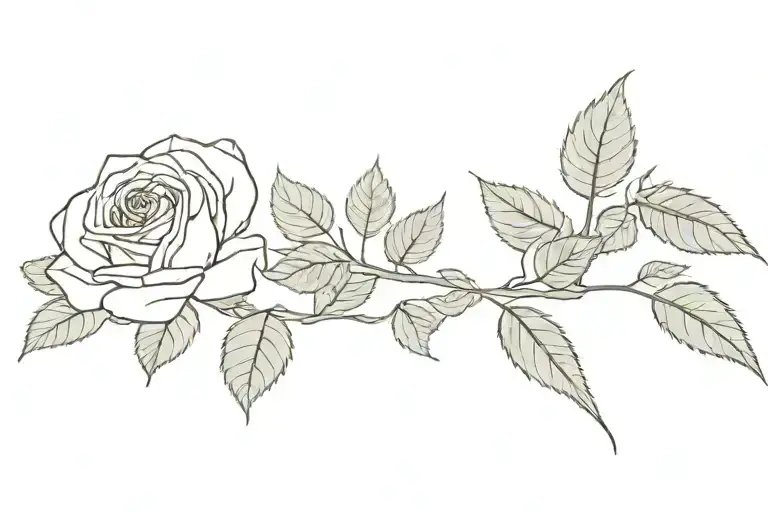 Rose With Small Leaves