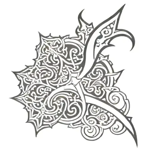 Black Clover And Asta Tatto Design