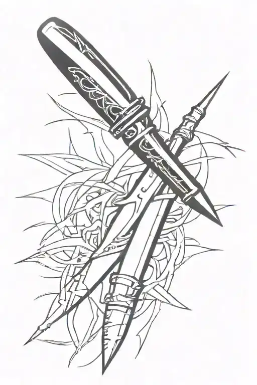 Dagger And A Pen