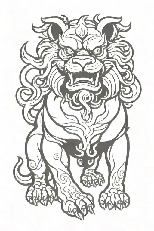 Full Body Foo Dog