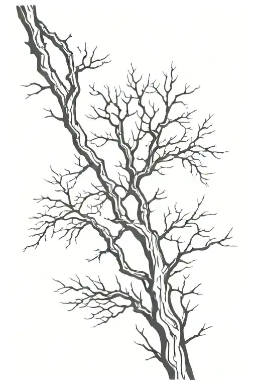 Dead Tree Branch Wrapped