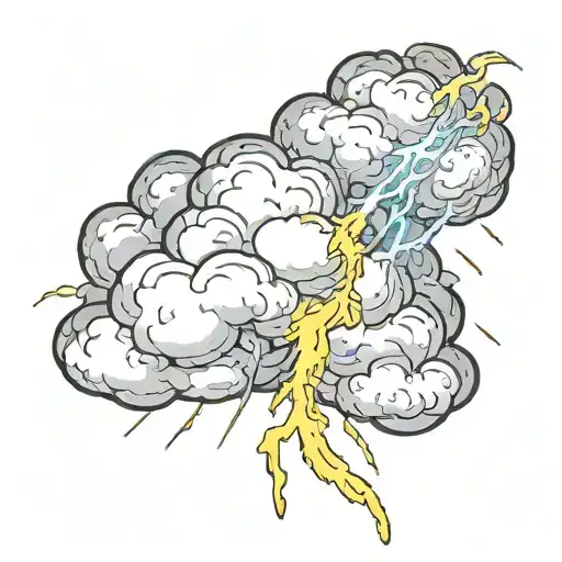 8 With A Storm Cloud Storm With Lightning