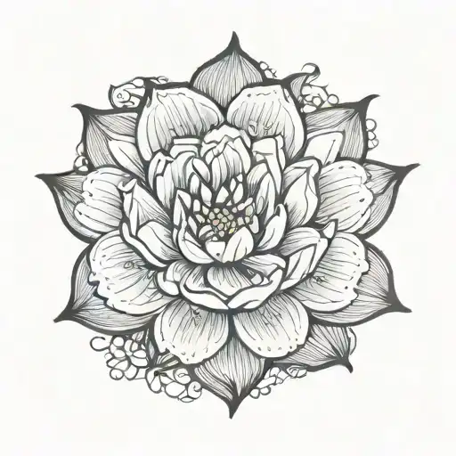 Lutos With Traingle Black Ink