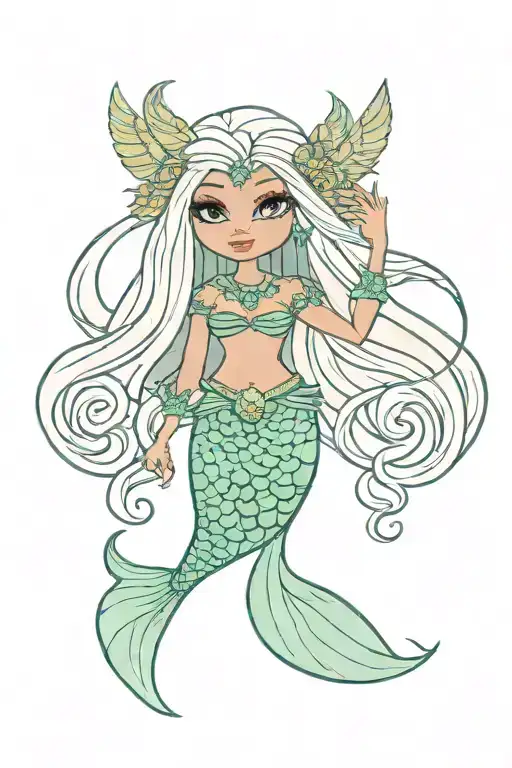 Bratz Doll As A Capricorn Mermaid Goddess