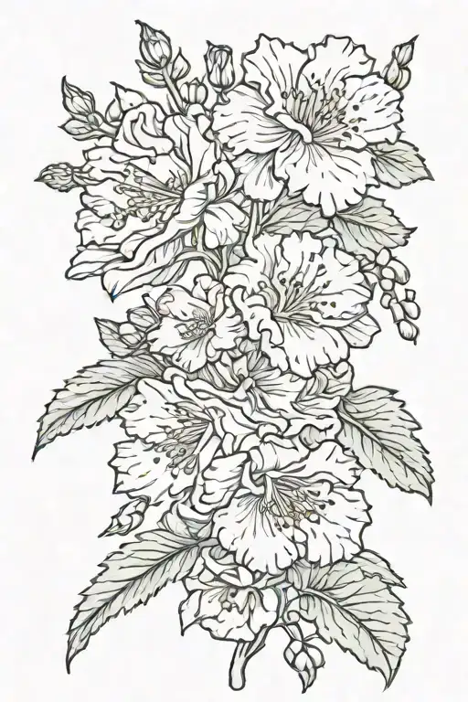 Birth Flower August February And May